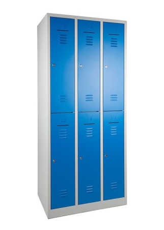 Lockerkast R6, 6-deurs  (3x2)