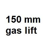 Gaslift 150mm, zithoogte 41,6 - 54,6cm