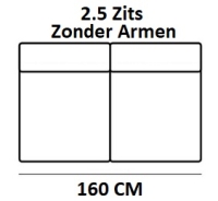 2.5-Zits Zonder Armen