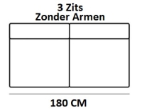 3-Zits Zonder Armen