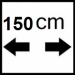 150 cm