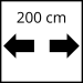 200 cm