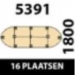 539.1x180cm - 16 Plaatsen