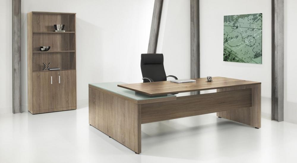 Brengen Kaal heb vertrouwen NL2310R L-Bureau Manager 230x172cm - Timmer Kantoormeubelen