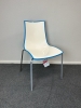 Scab Zebra Bicolore 4 stoel, blauw en wit 61077