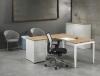 L-bureau met ladenblok 4Q-White 180x160cm  1313