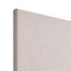 Akoestische tussenwand t.b.v. duo XFB3 rondom gestoffeerd (4cm dik) 180x70 cm incl. magneet set zwart t.b.v. montage 71619