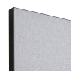 Akoestische tussenwand t.b.v. duo XFB3 met zwart (Z) aluminium kader (5cm dik) 160x70 cm 71604