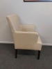 Fauteuil (kunst)leder beige 70637