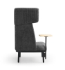 Akoestische loungebank 1-zits met tafeloptie 75271