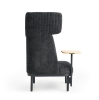 Akoestische loungebank 1-zits met tafeloptie 75266