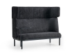 Akoestische loungebank 2-zits met tafeloptie 75248