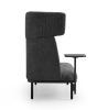 Akoestische loungebank 2-zits met tafeloptie 75254