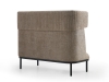 Akoestische loungebank 2-zits met tafeloptie 75238