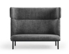 Akoestische loungebank 2-zits met tafeloptie 75240