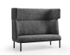 Akoestische loungebank 2-zits met tafeloptie 75241