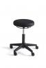 Tabouret laag, stof, voet nylon 33043