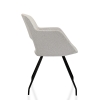 Vergaderstoel in bouclé stoffering 70395