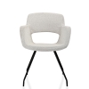 Vergaderstoel in bouclé stoffering 70398
