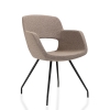 Vergaderstoel in bouclé stoffering 70399