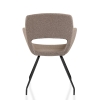 Vergaderstoel in bouclé stoffering 70401