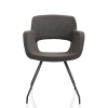 Vergaderstoel in bouclé stoffering 70413
