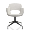 Vergaderstoel in bouclé stoffering 69747