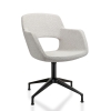 Vergaderstoel in bouclé stoffering 69748