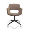 Vergaderstoel in bouclé stoffering 69739
