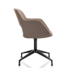 Vergaderstoel in bouclé stoffering 69740