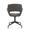 Vergaderstoel in bouclé stoffering 69731