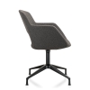 Vergaderstoel in bouclé stoffering 69728