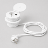 Inbouw powerbox 80mm rond met wireless charger 77176