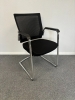 Vergaderstoelen slede chroom / netwave 76143