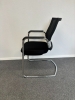 Vergaderstoelen slede chroom / netwave 76146