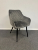 Landelijke velours stoelen 76148