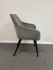 Landelijke velours stoelen 76149