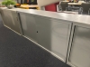 Schuifdeurkast 160x75cm grijs (Gebruikt) 76157