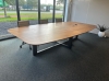 Vergadertafel 350x180 massief noten!  73003