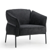 Gestoffeerde fauteuil met armleuningen 75009