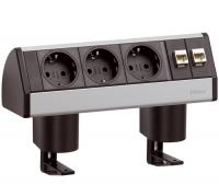 Dock Desk 3x stroom + 2x data