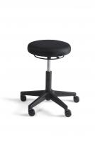 Tabouret laag, stof, voet nylon