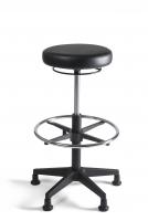 Tabouret hoog, PVC, voet nylon