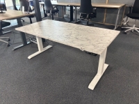 ACTIE! Elektrisch zit/sta bureau YF3 wit (type 2023/2024)