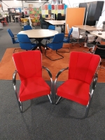 Gispen 412 set a 2 fauteuils (jong gebruikt)
