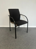 Vergaderstoelen Kembo Kion zwart (stof grof)