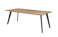 Bureau- vergadertafel Real recht 140x80 cm