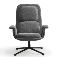 Gestoffeerde bijzetstoel met armleuningen