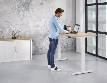 Elektrisch verstelbare werkplek YF