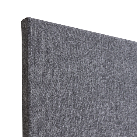 Akoestische tussenwand t.b.v. duo XFB3 rondom gestoffeerd (4cm dik) 180x70 cm incl. magneet set zwart t.b.v. montage